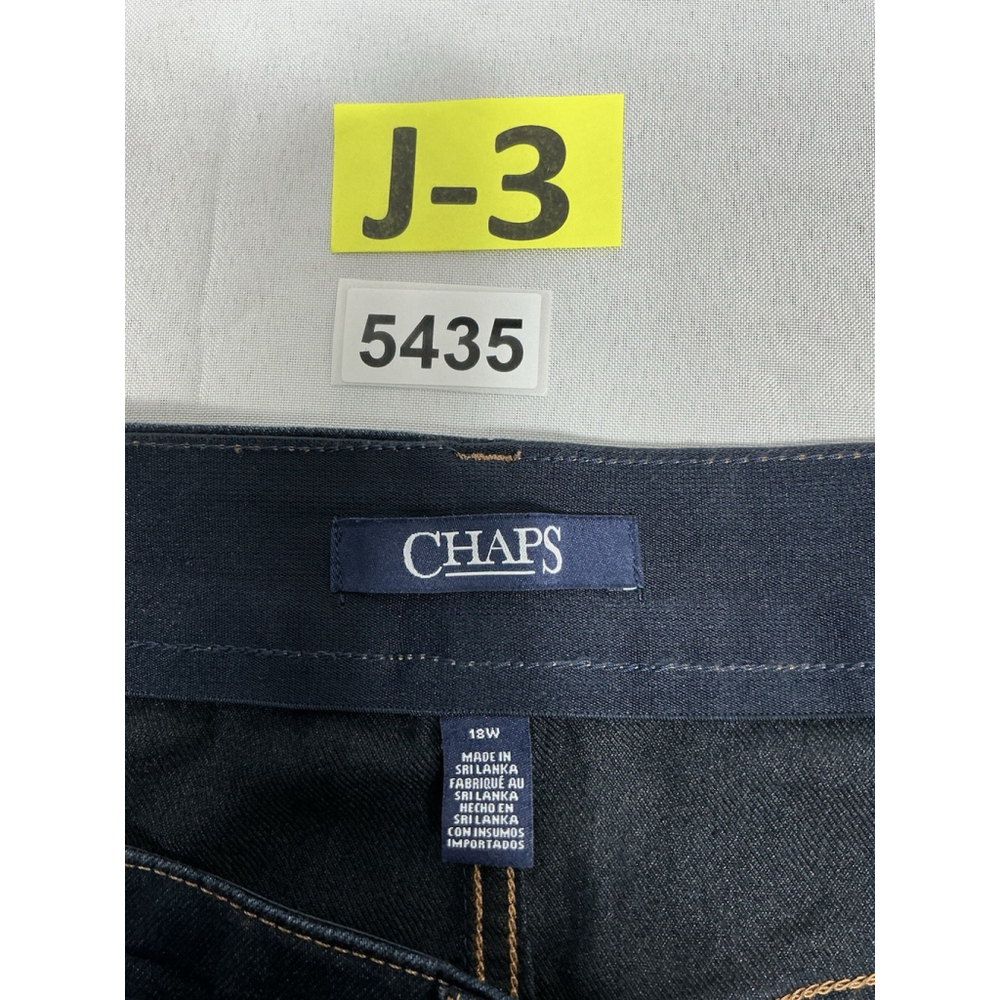 Womans Chaps Blue Denim Stretch Jeans 18W - Picture 3 of 9